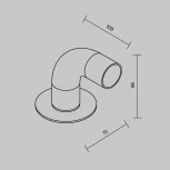 Наземный светильник уличный Maytoni Sleek O477FL-L2GF3K1 (LED, 220V, IP65)