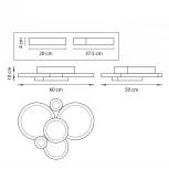 Потолочная люстра Lightstar Breve 749081 (LED, 220V, кольцо)