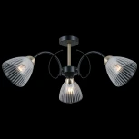 Потолочная люстра на штанге ILLUMICO IL0198-3CSQ-79 BK AB