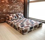 Бескаркасный диван Dreambag PuzzleBag Флаги XL 4920500