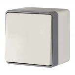 Выключатель одноклавишный влагозащищенный Gallant (слоновая кость) Werkel W5010203 (a051564)