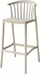 Стул полубарный Campo пластик бежевый Stool Group арт.УТ000039940