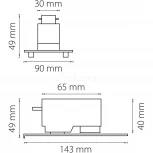 Трековое крепление Lightstar Asta 592037