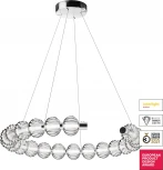 Подвесной светильник Amulet MOD555PL-L26CH4K (LED, 220V, на тросе, шарики, кольцо, бусы)