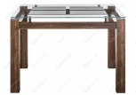 Стеклянный стол Woodville Бран орех кантри 462084