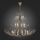 Подвесная люстра ST Luce Renna SL154.703.27 (220V, на цепи, подсвечник, свеча, рога)