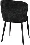 Стул DikLine 347 микровелюр M18 черный, ножки черные