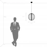 Подвесная люстра Lightstar Bolla 734057 (LED, 220V, на проводе, шар)