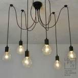 Каскадный подвесной светильник паук Loft It Spider LOFT1162/6