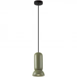 Подвесной светильник Odeon Light Kerama 5054/1B PENDANT черный/зеленый/металл/керамика GU10 LED 4W (220V, на проводе, круглые)