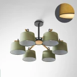 Потолочная люстра на штанге Even 6 Green ImperiumLoft Even01 (178367-26)