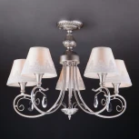 Потолочная люстра Eurosvet Incanto 60069/5 серебро (220V)