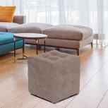 Пуф Dreambag Лотос Бежевый Велюр 13207