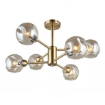 Потолочная люстра на штанге Omnilux 933 OML-93307-06 (220V, шарики)