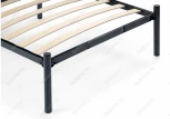 Односпальная кровать Woodville Фади 90х200 черная 491582