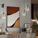 Подвесной светильник Odeon Light Mercury 5422/17L черный/металл/алебастр LED 17W 3000K (220V, на проводе)