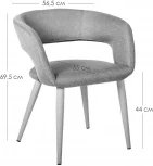 Стул R-Home Hugs Красн/Натур. Дуб