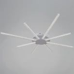 Потолочная люстра светодиодная с пультом  и ночным режимом Reluce 06537-0.3-4+4 WH (Умный дом) (220V)