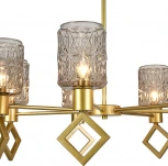 Потолочная люстра на штанге (13025/7R Gold) Indigo Preda V000470 (220V)