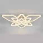 Потолочная люстра светодиодная с таймером Escada Sedna 10280/6LED 113Вт, с ПДУ, металл/акрил, белый (220V)