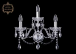 Бра Art Classic 10.12 10.12.2+1.165.Cr.Sp (220V, хрусталь, подвески, подсвечник, свеча)