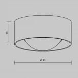 Потолочный светильник IP65 уличный LED Maytoni Lumina O498CL-L7B3K (220V, круглые)