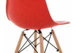 Обеденный стул для кухни Woodville Eames PC-015 красный 11180