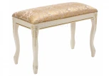Банкетка Woodville Валентино патина золото / бежевый 309320