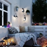 Настенный фонарь уличный Odeon Light Kalpi 4835/1W