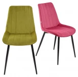 Обеденный стул M-City FLIP фуксия, велюр G108-43