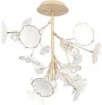 Потолочная люстра на штанге Crystal Lux MARGO PL4 (220V, цветы)