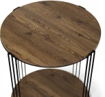 Столик кофейный Sheffilton SHT-CT33 черный муар/светлый орех от фабрики Sheffilton