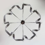 Подвесная люстра Eurosvet Adelia 60064/8 хром (220V, хрусталь Strotskis, на цепи)