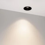 Встраиваемый точечный светильник MS-HARBOR-R82-10W Day4000 (BK, 50 deg, 230V) (Arlight, IP20 Металл) 048283 (LED)