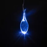 Светодиодная Гирлянда "Капли" Белая, 24В, 16 LED