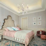 Подвесная люстра Arte Milano AM346179 346179/6 WT+SL (220V, подвески, на цепи, подсвечник, свеча)