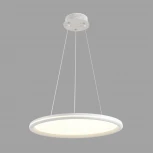 Умная люстра подвесная Alis Smart 8380/45L белый, металл/акрил с ПДУ и голосовым управлением LED 45W 3000-6500К 220V