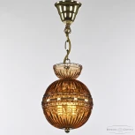 Подвесной светильник Bohemia 5480 5480/17 G Amber/M-1G