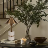 Настольная лампа в форме гриба Loft It Travertine 10444T/A (220V, гриб)