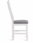 Стул SWEDEN Многослойная фанера, 41*40*99 см, white, ткань тёмно-серая (150) Tetchair 19823