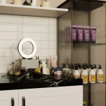 Офисная настольная лампа c питанием от USB Gauss Ring Light RL001 (LED, 220V, выключатель)