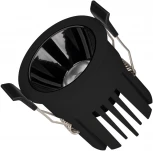 Светильник встраиваемый LED MS-ATLAS-BUILT-R58-10W Warm3000 (BK-BK, 35 deg, 230V) (Arlight, IP20 Металл, 5 лет) 035464