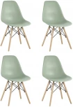 Стул Stool Group Eames DSW серо-зеленый x4 УТ000035179