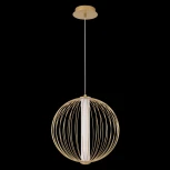 Подвесной светильник Crystal Lux SYNC SP18W LED GOLD (220V, на проводе, шар)