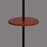 Торшер со столиком Reluce 02030-0.6-01A BK (220V)