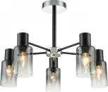 Потолочная люстра на штанге Diversity Escada 2120/5P E14*40W Black (220V)