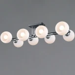 Потолочная люстра на штанге ILLUMICO IL0791-8CSQ-25 BK CR TRENTO (220V)