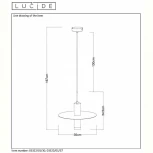 Подвесной светильник Lucide Selin 03322/01/30 (220V, на проводе, круглые)