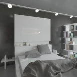 Трековый светильник однофазный светодиодный 220V Elektrostandard Pila 85078/01 a056102 (круглые)