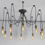 Подвесной светильник Omnilux OML-912 OML-91203-10 (220V, на проводе, паук)